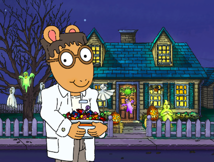 Arthur's Trick or Treat Game